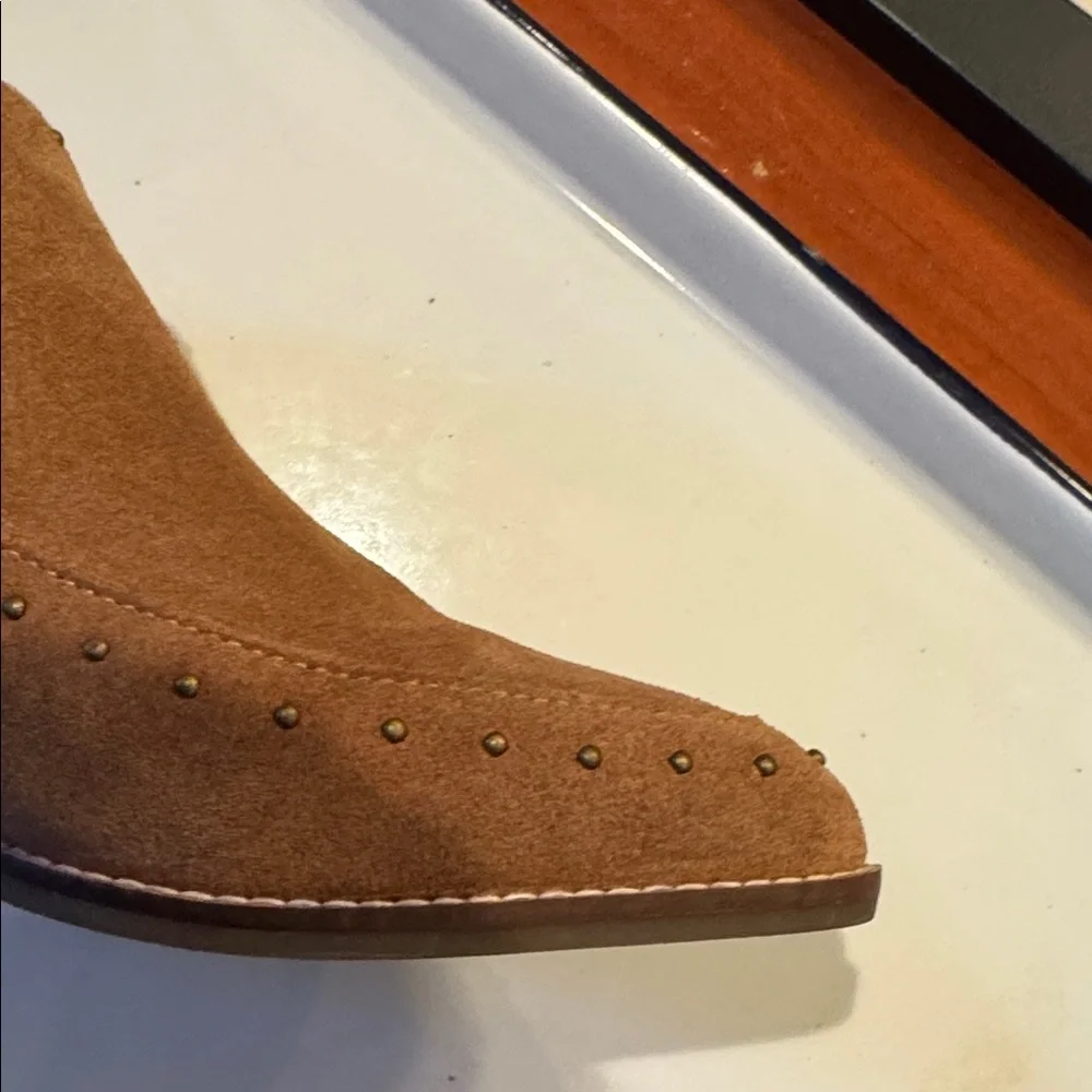 Crown Vintage Women’s Pecan Cow Suede Shoe Boots - Picture 13 of 16